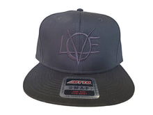 Load image into Gallery viewer, Lovearchy embroidered black on black hat