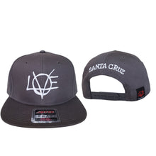 Load image into Gallery viewer, Lovearchy embroidered white on gray hat