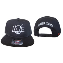 Load image into Gallery viewer, Lovearchy embroidered white on black hat
