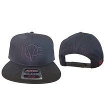 Load image into Gallery viewer, Lovearchy embroidered black on black hat